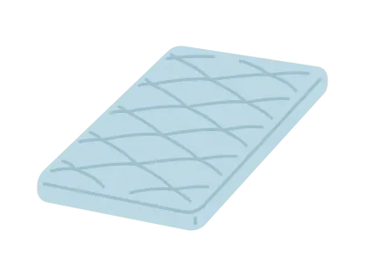 敷布団のイラスト