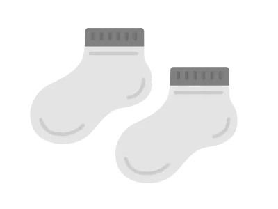 くるぶしソックスのイラスト