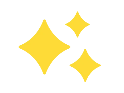 キラキラアイコンのイラスト