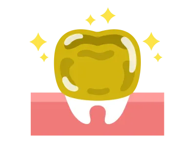 金歯のイラスト