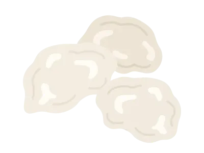 水餃子のイラスト