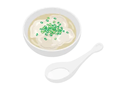 水餃子のイラスト