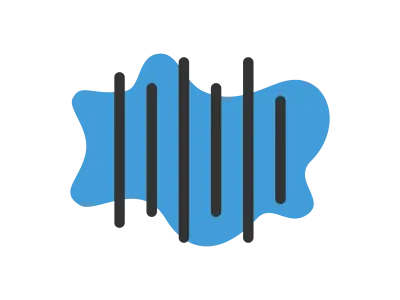 落ち込む感情アイコンのイラスト