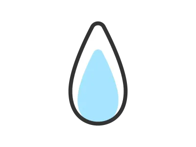 涙のアイコンのイラスト