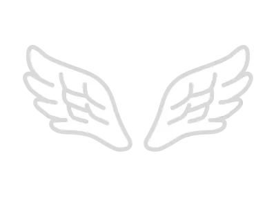 白い翼のイラスト