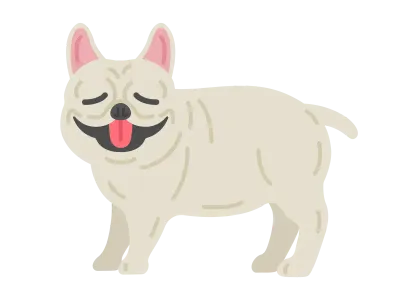 ブルドッグのイラスト