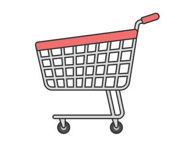 ショッピングカートのイラスト