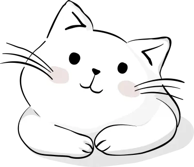 Cute Cat, minimal cat