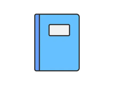 ノートのアイコンイラスト