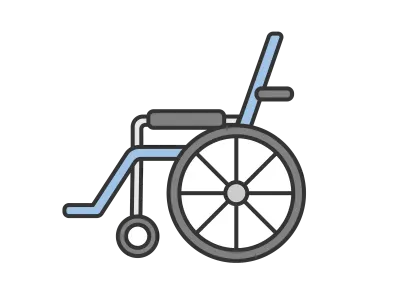 車椅子のイラスト
