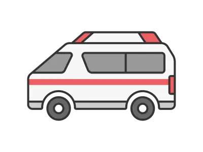 救急車のイラスト
