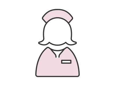 看護師のアイコンイラスト