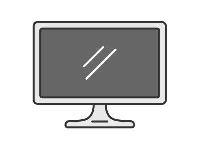 デスクトップパソコンのアイコン