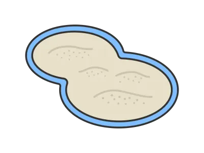 公園の砂場のイラスト