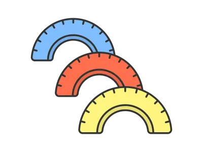 公園のタイヤの遊具のイラスト