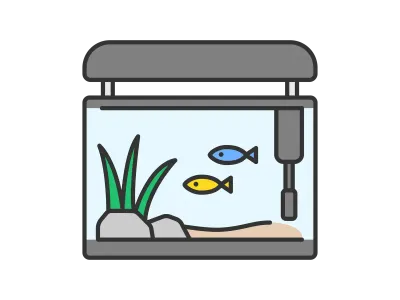 水槽のアイコンイラスト