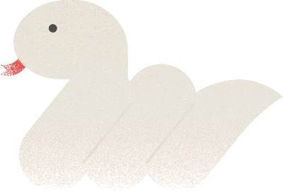 그라데이션 질감이 있는 뱀