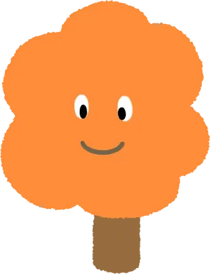 나무 캐릭터 가을