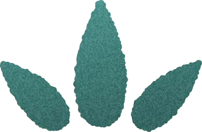 손그림의 잎사귀 일러스트