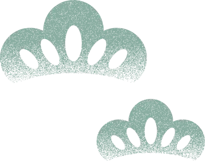 그라데이션 질감이 있는 일본풍 신년 장식