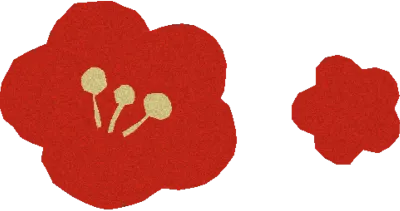 손그림 일본풍 신년