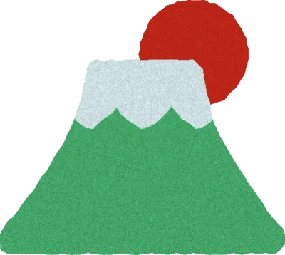 손그림 일본풍 신년