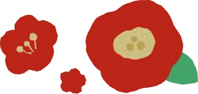 손그림 일본풍 신년