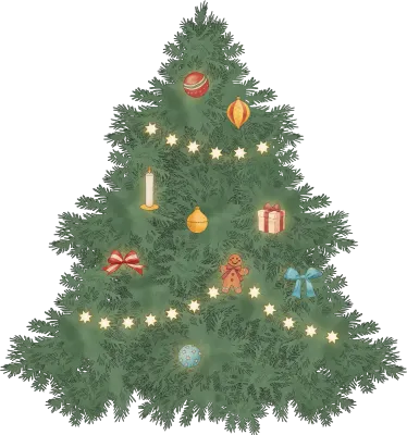 크리스마스 트리 일러스트