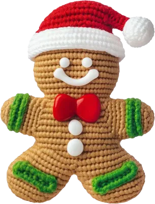 크리스마스 뜨개질 인형