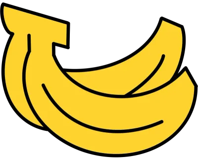 바나나 두송이