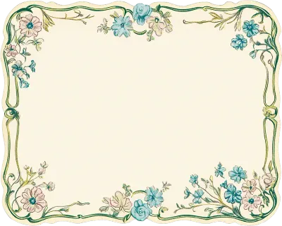 보테니컬 수채화 꽃 그림