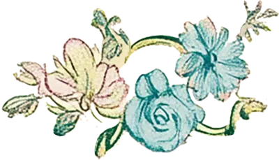 보테니컬 수채화 꽃 그림