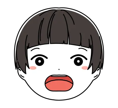 男の子の顔のイラスト素材