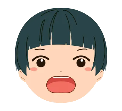 男の子の顔のイラスト素材