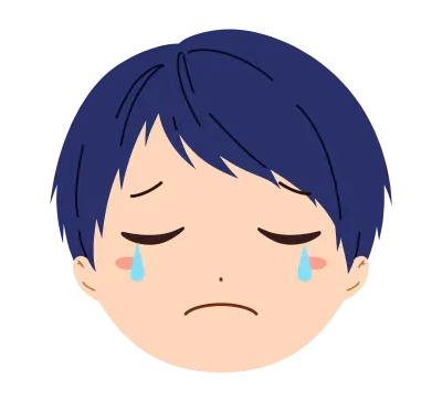 男の子の顔のイラスト素材