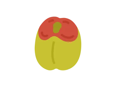 梅のアイコンのイラスト