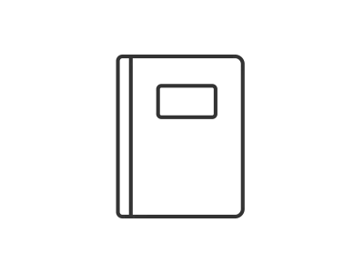 ノートのアイコンのイラスト