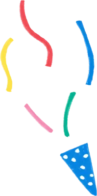 色鉛筆で描いたクラッカー