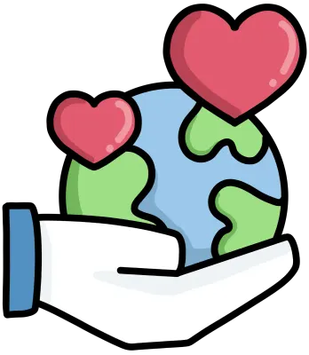 지구의 날, 지구, 손에 지구, 귀여운 지구, earth day, earth in hand, love earth icon