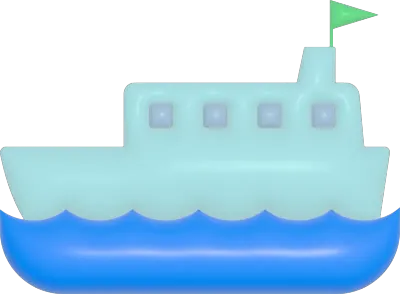 배 아이콘 볼록