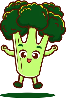cute broccoli element