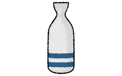 Sake with hand-drawn analog touch, Tokkuri