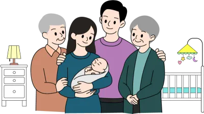 조손다문화가족_출산 축하