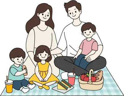 다자녀가족_소풍