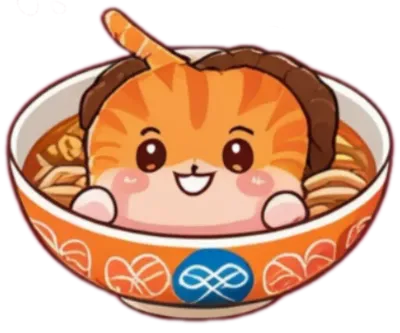 Kawaii Ramen Characters Cute Food Illustration