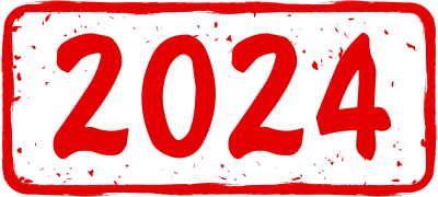 New Year's stamp for the Year of the Dragon, 2024 A.D.