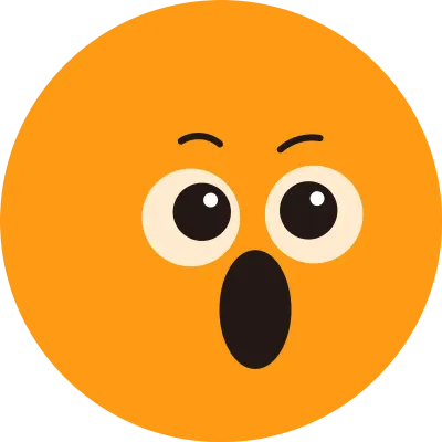 깜짝 놀란 표정