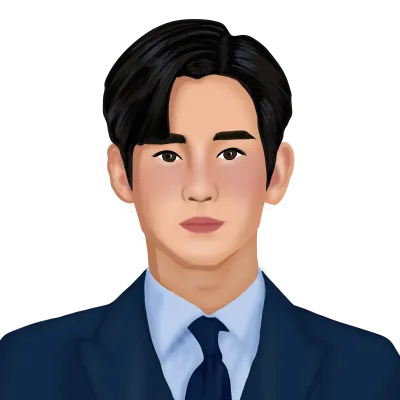 Kim soo hyun korean actor illustration