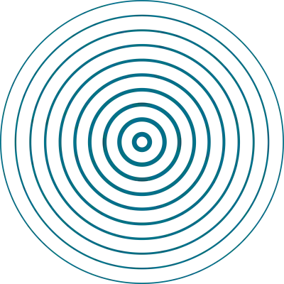 기하학적인 방사형 진동 원
