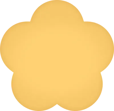 질감이 들어간 노란색 꽃